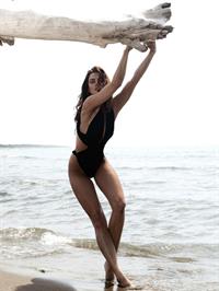 Catrinel Menghia in a bikini