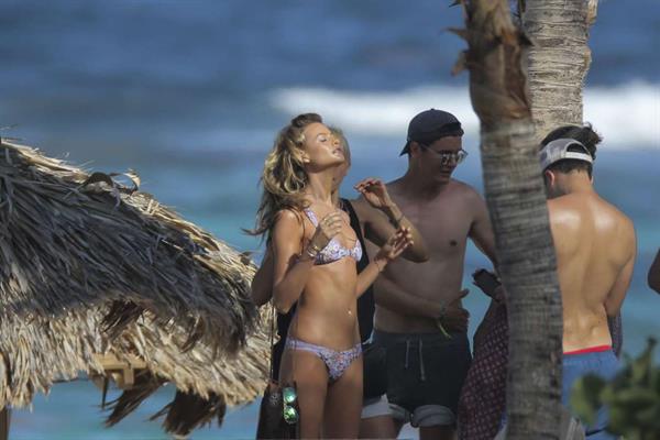 Behati Prinsloo in a bikini