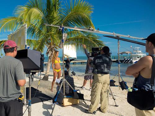 Nina Agdal in a bikini