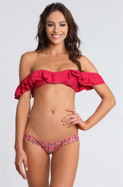 Nicole Meyer in a bikini