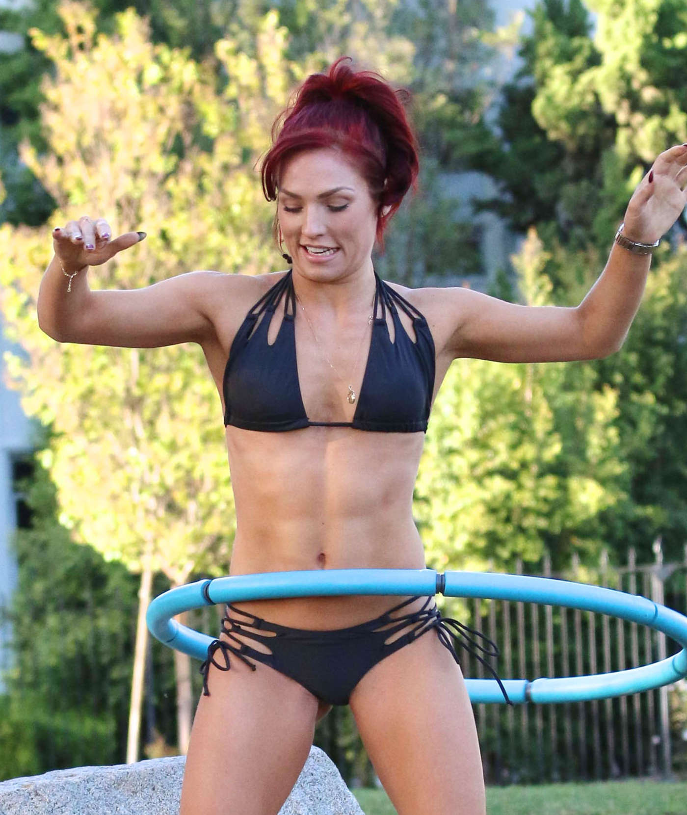 Sharna Burgess in a bikini