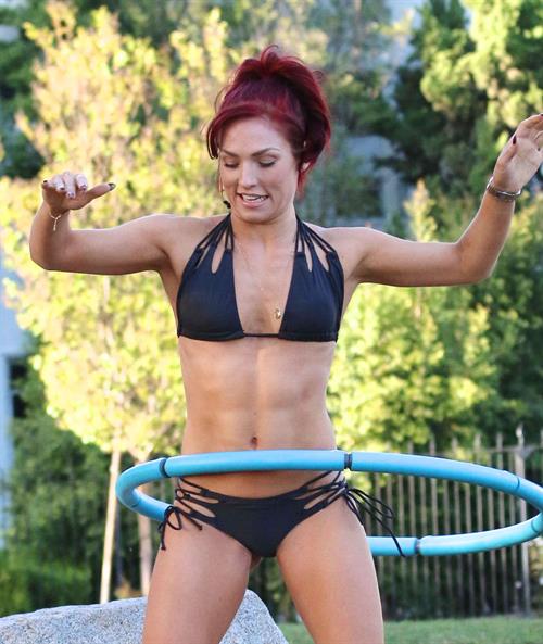Sharna Burgess in a bikini