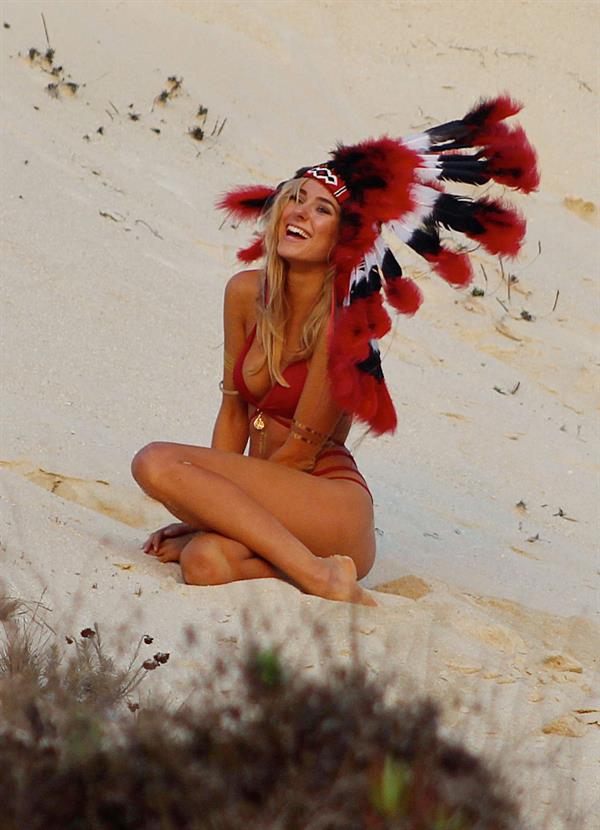 Kimberley Garner in a bikini