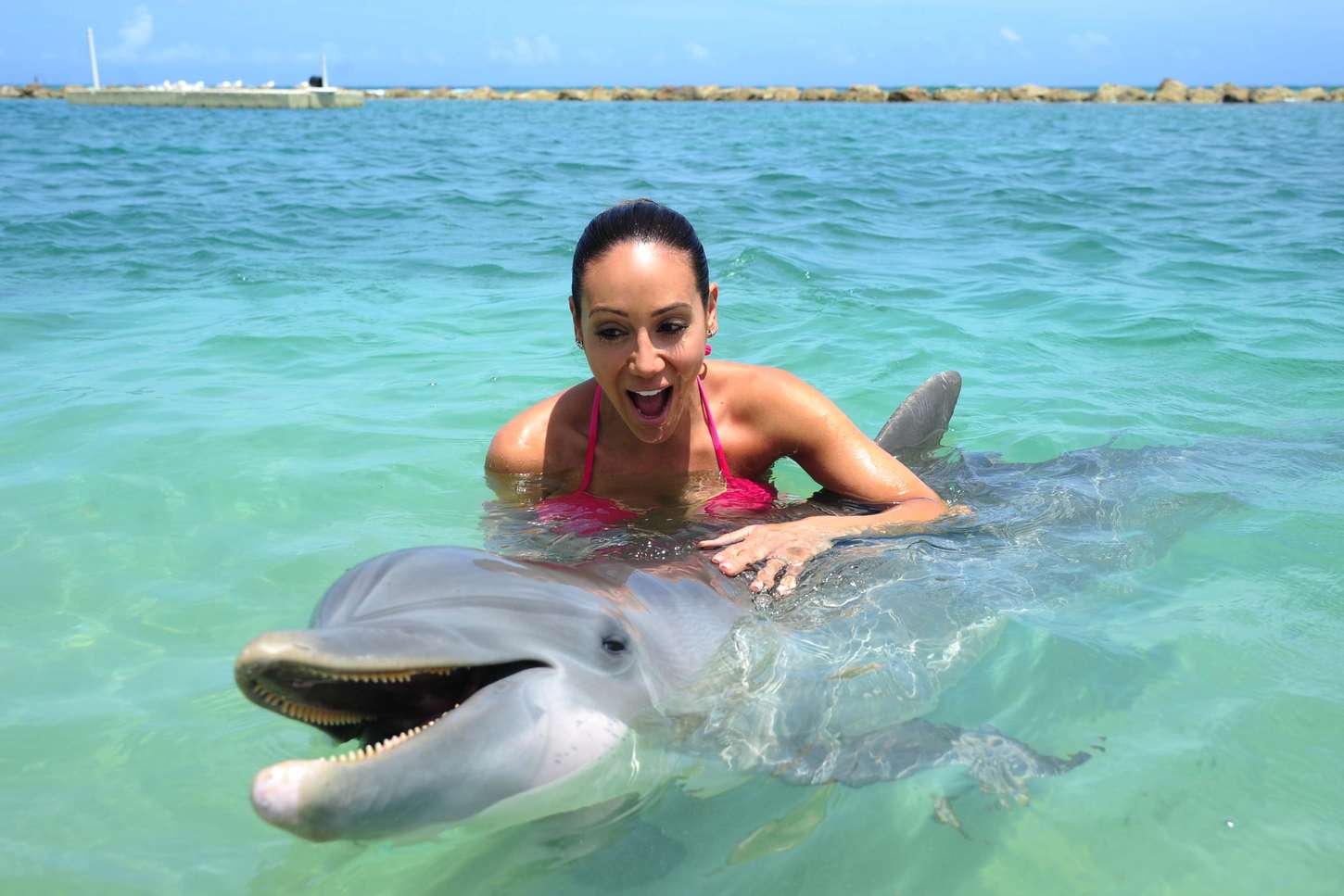Melissa Gorga in a bikini