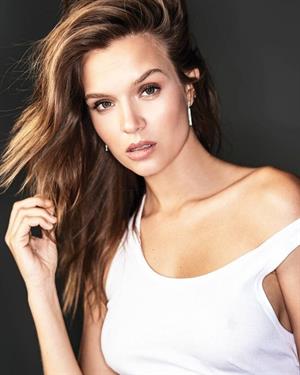 Josephine Skriver topless and sexy photo shoot for The Daily Summer magazine showing nice cleavage.





















