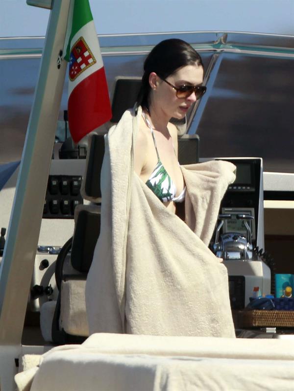 Anne Hathaway in a bikini
