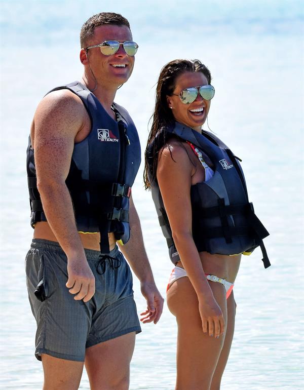 Danielle Lloyd in a bikini