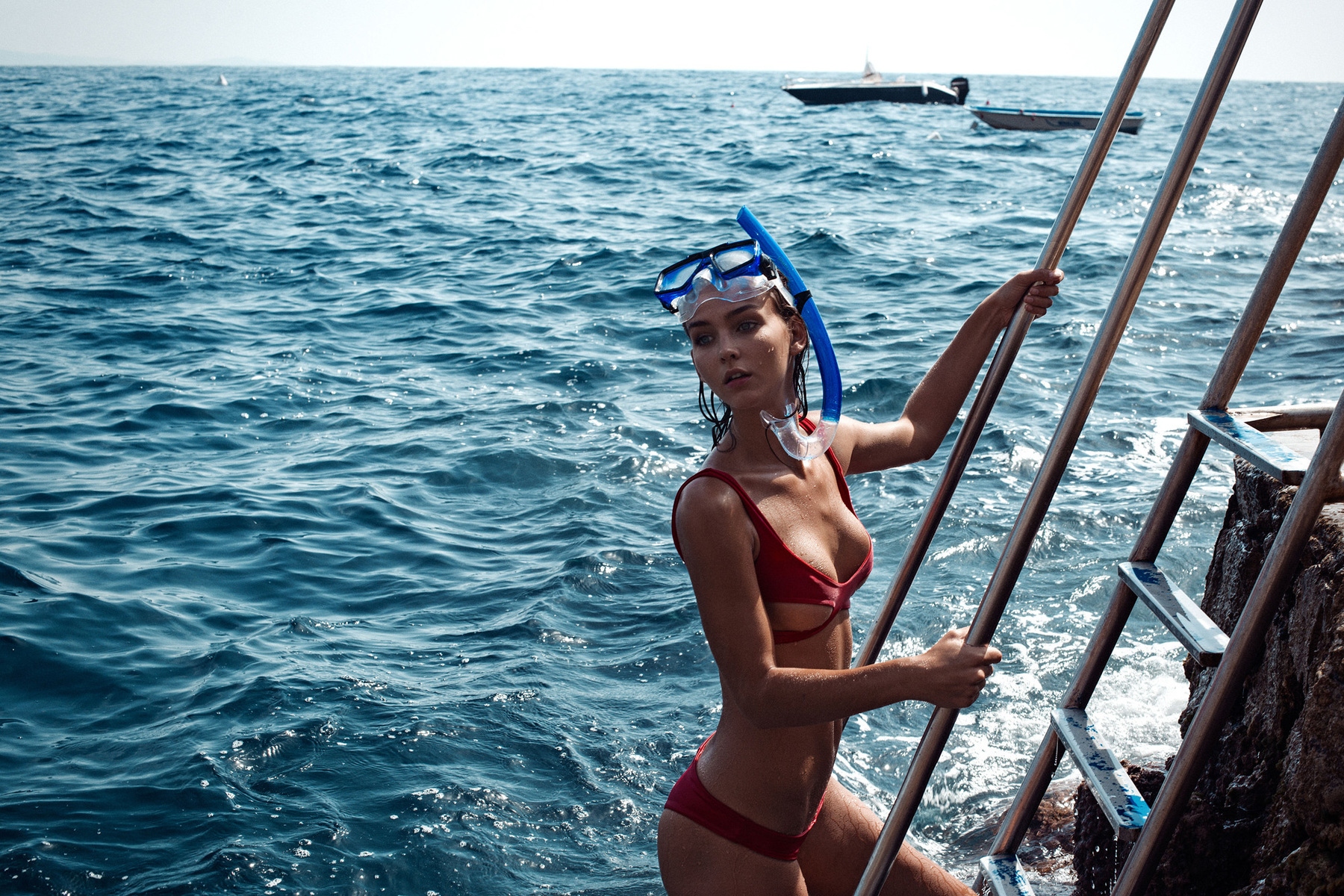 Rachel Cook in a bikini