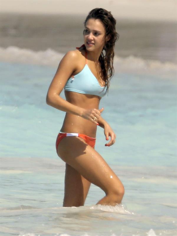 Jessica Alba in a bikini