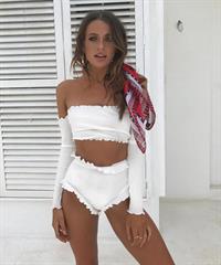 Tess Homann in a bikini