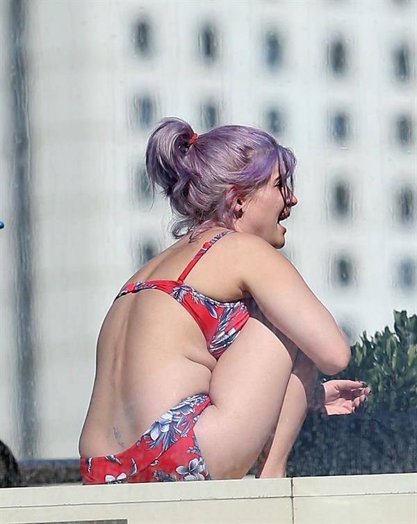 Kelly Osbourne in a bikini