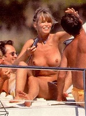 Claudia Schiffer Nude Pictures Claudia Schiffer nude photo collection showing her topless big boobs mostly caught by paparazzi.