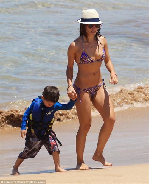 Sarah Shahi in a bikini