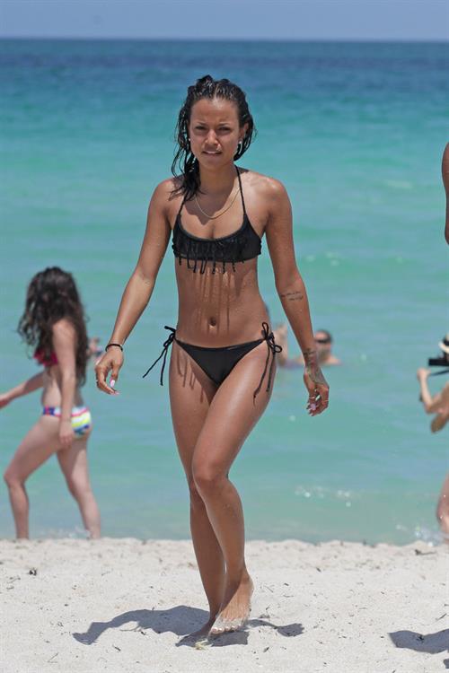 Karrueche Tran in a bikini