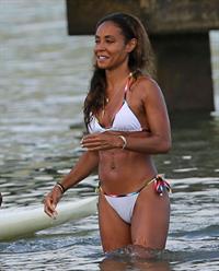 Jada Pinkett Smith in a bikini