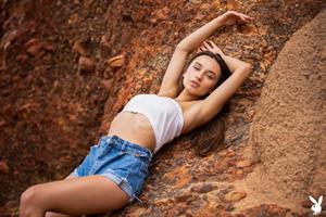 Gloria Sol Pictures Gloria Sol nude playboy photo shoot showing her pussy, ass, and boobs.