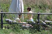 Alejandra Silva caught topless with her nude boobs exposed by paparazzi on vacation.
