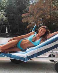 Steph Currie in a bikini