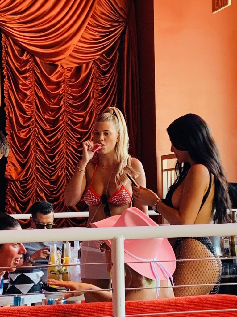 Sofia Richie Pictures Sofia Richie sexy in a bikini showing some nice cleavage seen by paparazzi celebrating her 21st birthday.