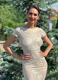 Hooker in tight dress