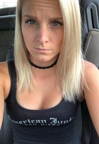 Brittany taking a selfie