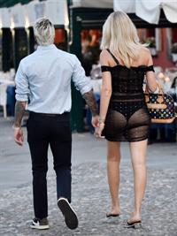 Chiara Ferragni sexy in a see through dress showing her ass in panties seen by paparazzi.






