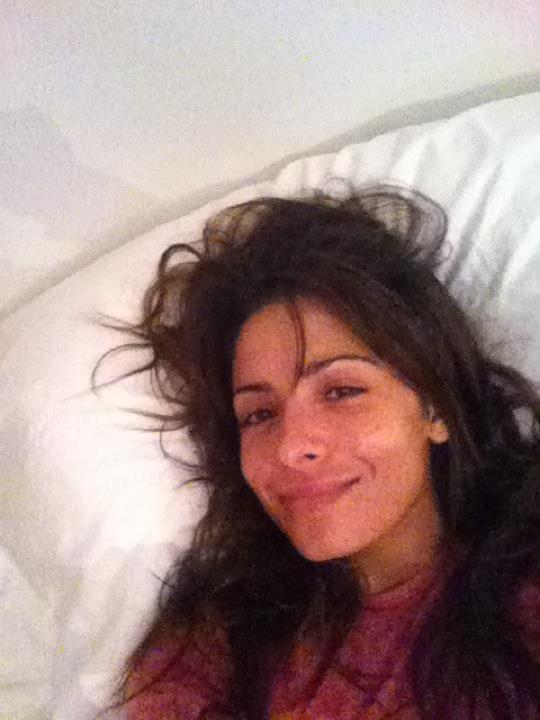 Sarah Shahi taking a selfie