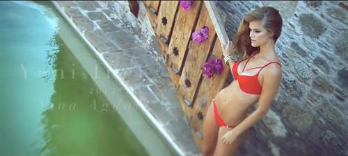 Nina Agdal in a bikini