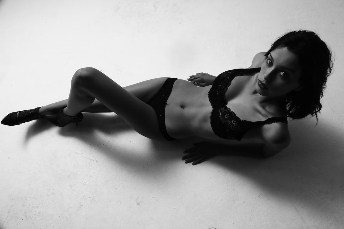 Denise Schaefer in lingerie