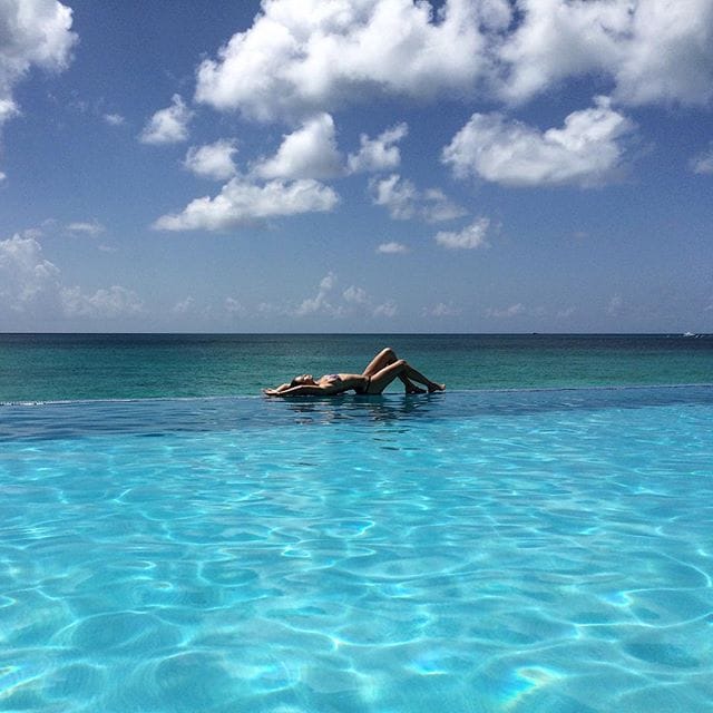 Simone Villas Boas in a bikini