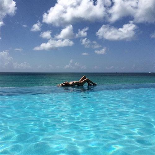 Simone Villas Boas in a bikini