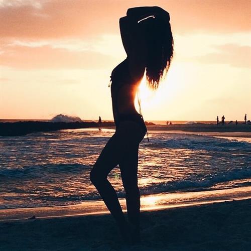 Simone Villas Boas in a bikini