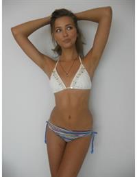 Sandra Kubicka in a bikini