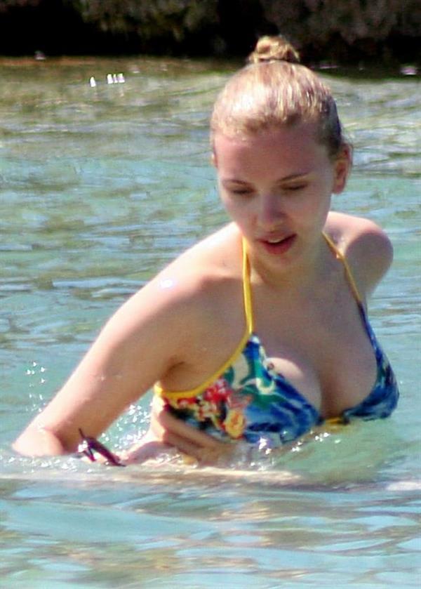 Scarlett Johansson in a bikini