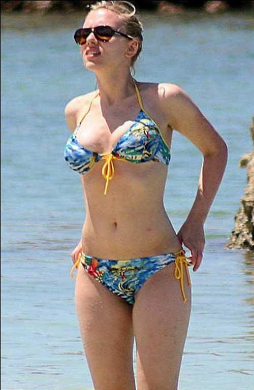 Scarlett Johansson in a bikini