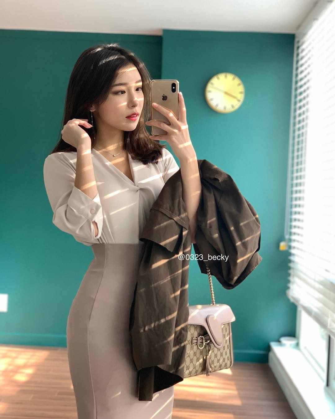 Becky taking a selfie