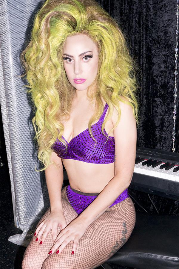 Lady Gaga in lingerie