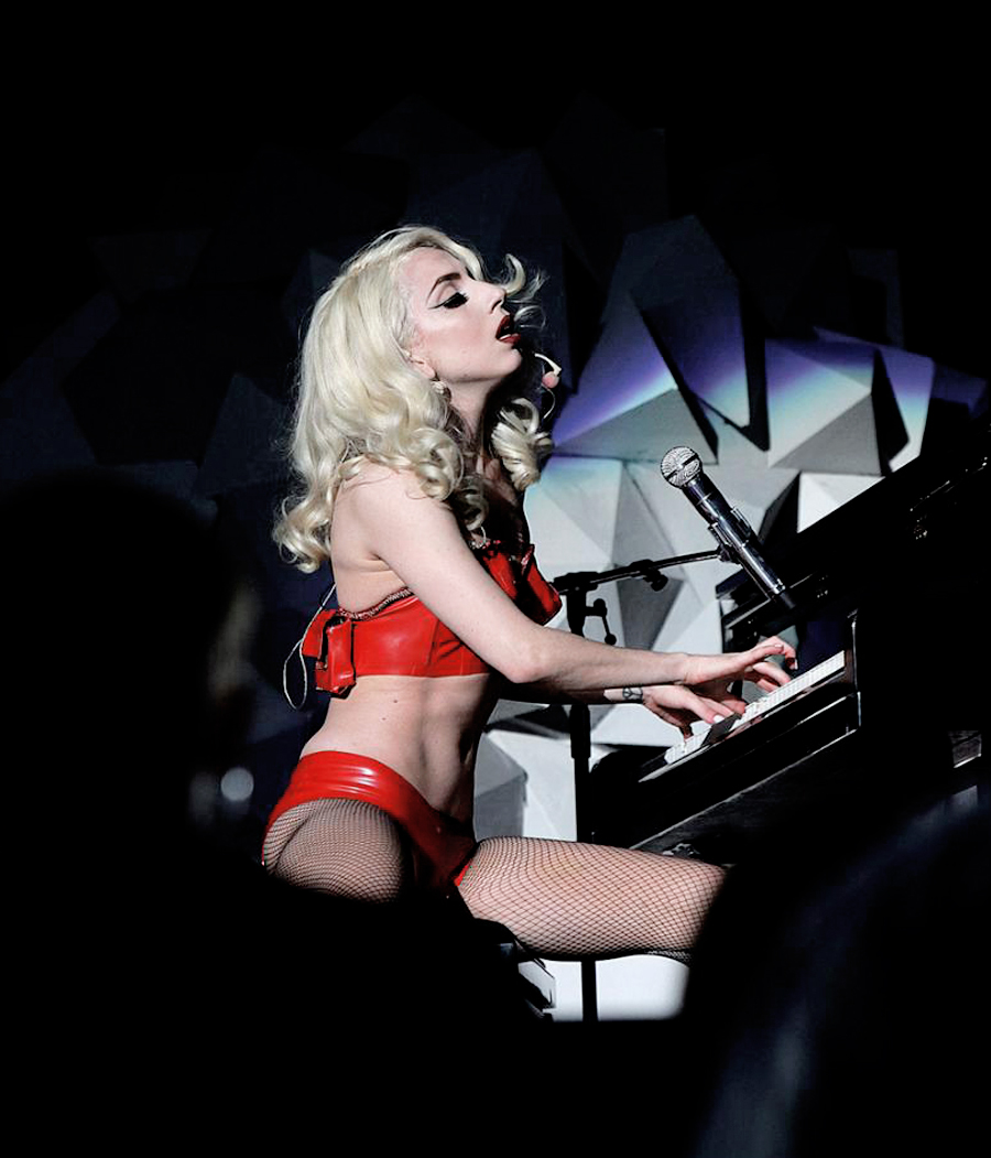Lady Gaga in lingerie