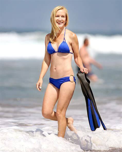 Angela Kinsey in a bikini