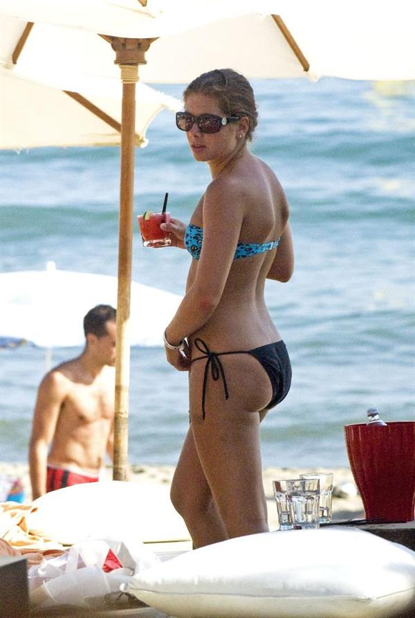 Nikki Sanderson in a bikini