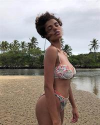 Tina Kunakey in a bikini
