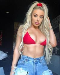 Tana Mongeau in a bikini