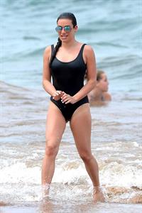 Lea Michele in a bikini
