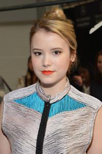 Taylor Spreitler Mara Hoffman Fall 2013 fashion show in New York 2/9/13 