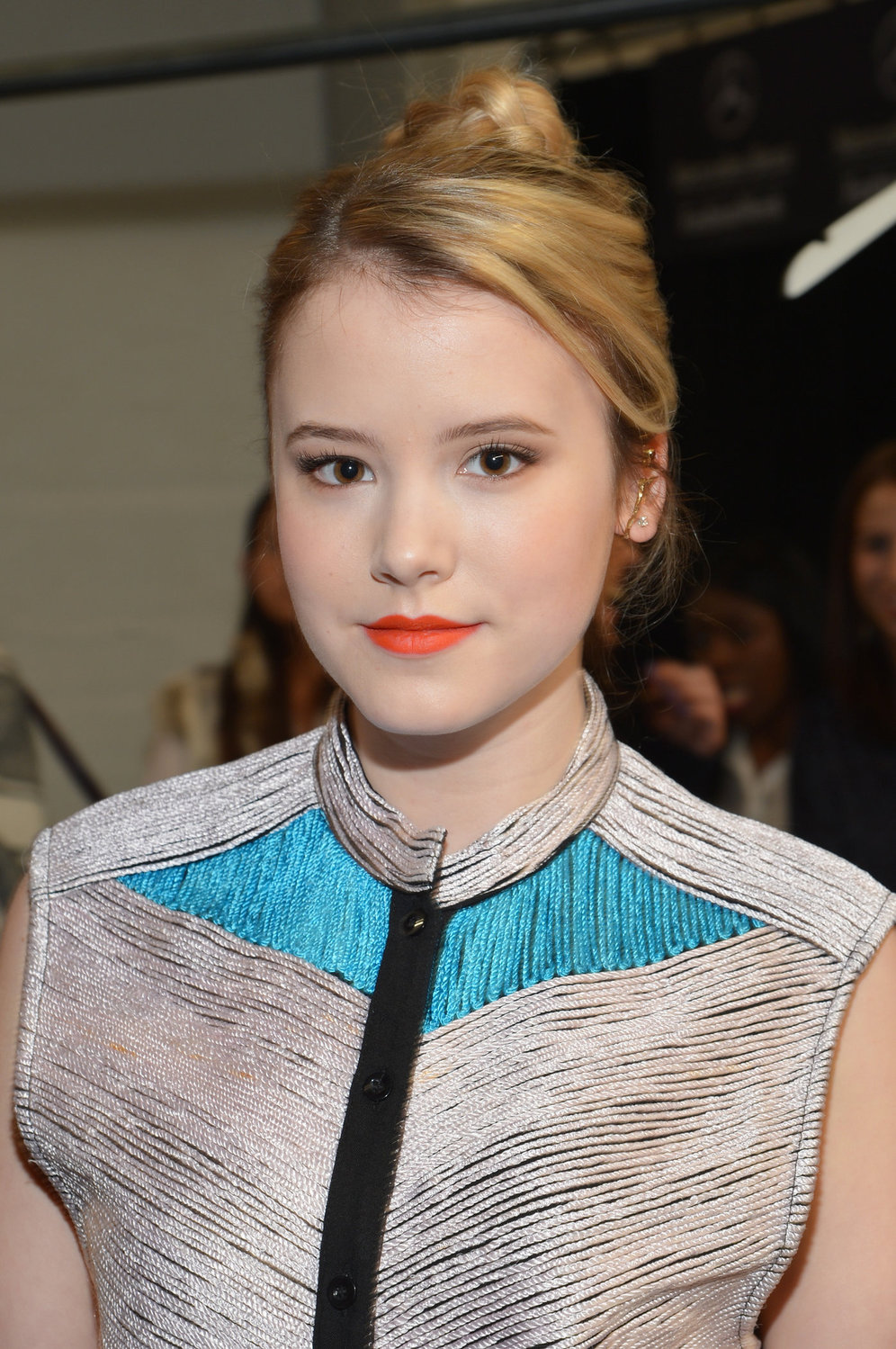 Taylor Spreitler Mara Hoffman Fall 2013 fashion show in New York 2/9/13 