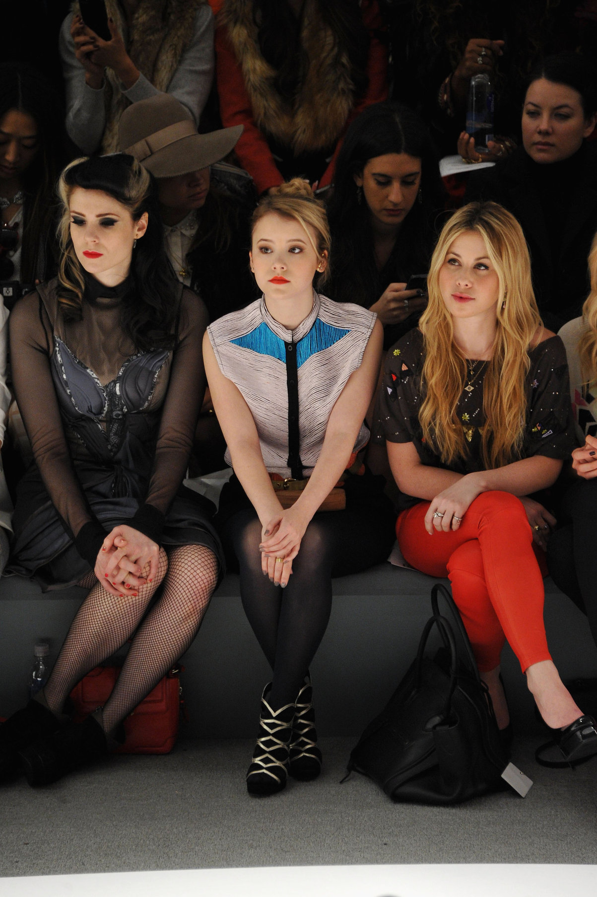Taylor Spreitler Mara Hoffman Fall 2013 fashion show in New York 2/9/13 