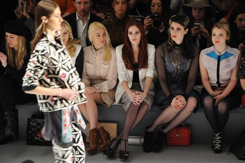 Taylor Spreitler Mara Hoffman Fall 2013 fashion show in New York 2/9/13 