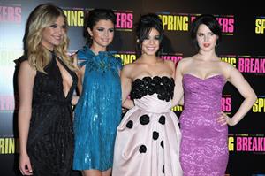 Vanessa Hudgens Spring Breakers premiere in Paris 2/18/13 