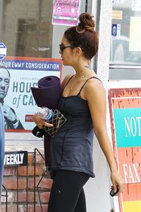 Vanessa Hudgens Leaving yoga class in Santa Monica on July 2, 2013
