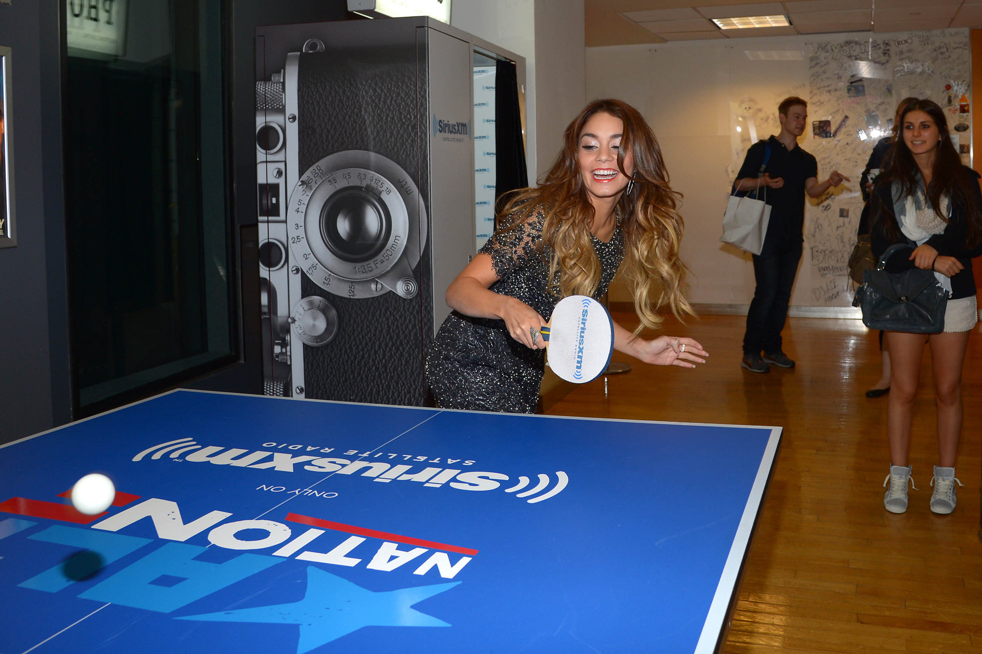 Vanessa Hudgens Visits SiriusXM Studios in New York - August 9, 2013 